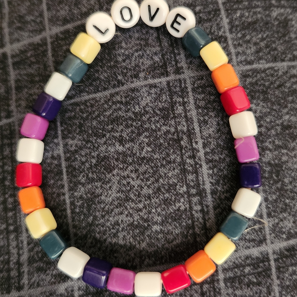 Colorful Beaded Stretch Bracelet
